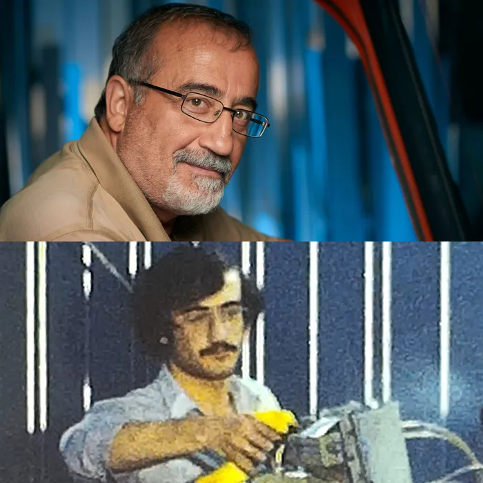Porträt von Erdal Ilgan, oben aktuell, unten ein Foto aus den 1980er Jahren, beide zeigen ihn als Mann mit dunklem Haar und Schnurrbart.